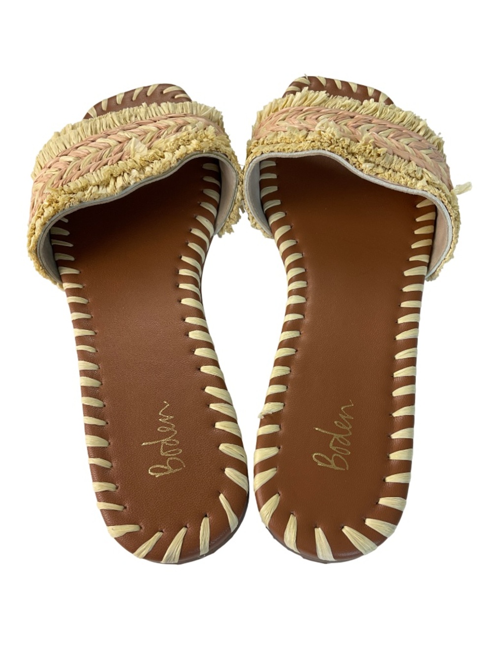 Boden Raffia Slide Sandals - Picture 4 of 5